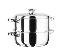 Ensemble cuisson vapeur - INOXIBAR - Marmite et cuiseur - acier inoxydable - cuisson vapeur - induction - Ø20 x H 17 cm