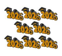 Ensemble D’épinglettes de Graduation 8 Pièces en Alliage de Zinc 2026 | Présent de Dipl Me, Souvenir de Remise de Diplôme, Pin Décoratif pour Cérémonie et Salle de Classe