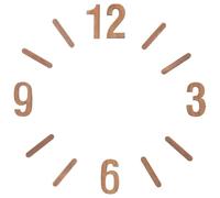 Ensemble D’Horloge à Monter Soi-Même, Chiffres pour Horloge en Bois | Remplacement des Anciens Repères, Lignes Lisses et Résistantes, Décoration pour Salle à Manger et Maison
