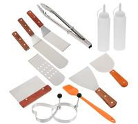 Ensemble D’Outils Barbecue en Acier Inoxydable, Kit Portable Extérieur | Camping et Grillades en Plein Air, Prise en Main Facile, Usage Complet pour Amateurs et Gourmets