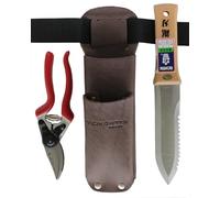 Ensemble d’Outils de Jardin Deluxe avec Couteau de Jardin Japonais Hori-Hori et Sécateur - Tenartis