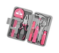Ensemble d ' outils domestiques 18 pièces, outil manuel en acier carbone pour les réparations d ' assemblage de meubles et les tâches de suspension murale