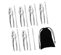 Ensemble d ' outils ergonomiques pour fruits de mer, craquelins de fruits de mer en acier, fourchettes, pics pour crabes, homards, efficacité de manipulation prolongée, accessoires de cuisine