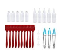 Ensemble d’Outils pour Barbecue, kit d’Accessoires de Grillage avec Pince-Brosse à Huile, Bouchon en Aluminium, Embout verseur et Entonnoir ; kit de Barbecue Durable en Aluminium,