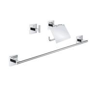 Ensemble d'accessoires 3-in-1 GROHE Start Cube chromé