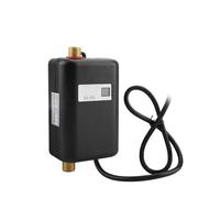 Ensemble D'accessoires De Bain, Mini Chauffe-eau Électrique 3800W, Caravane Camping En Plein Air, Système Douche Instantanée, Accessoire Cuisine Et Salle Bains Salle de bain à domicile(Zwart)