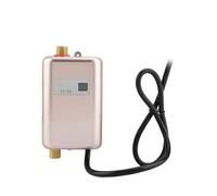 Ensemble D'accessoires De Bain, Mini Chauffe-eau Électrique 3800W, Caravane Camping En Plein Air, Système Douche Instantanée, Accessoire Cuisine Et Salle Bains Salle de bain à domicile(Golden)