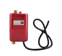 Ensemble D'accessoires De Bain, Mini Chauffe-eau Électrique 3800W, Caravane Camping En Plein Air, Système Douche Instantanée, Accessoire Cuisine Et Salle Bains Salle de bain à domicile(Rot)