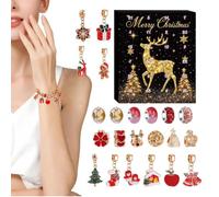 Ensemble d'accessoires de bracelet compte à rebours et perles pour | Avent de Noël 24 jours pour fille, femme, fille, anniversaire, vacances 2026