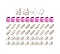 Ensemble d'accessoires de découpe plasma 54 pièces pour brûleurs AG60 et SG55, buses d'électrodes bouclier capuchon guide ressort, pour cut50 CT60 CT520D
