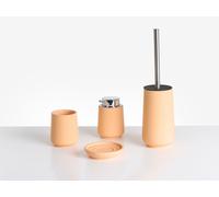Ensemble d'Accessoires de Salle de Bain 4 Pièces en Polyrésine Distributeur