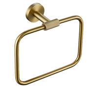 Ensemble d'accessoires de salle de bain en finition or brossé