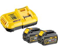 DeWalt Pack 2 batteries FlexVolt DCB118T2-QW – 18V/54V 6Ah + chargeur DCB118 (boîte carton)