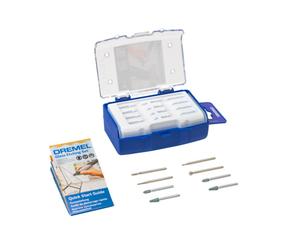 Ensemble d'accessoires Dremel ACC 8 pièces 682JA pour verre