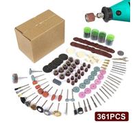 Ensemble d'accessoires pour outils rotatifs Dremel, 361 pièces/lot, adapté aux perceuses, meuleuses et polisseuses Dremel, accessoires Dremel