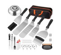 Ensemble d'accessoires pour plancha Blackstone (29 pièces) - Outils en acier inoxydable de qualité supérieure pour une expérience de cuisson parfaite