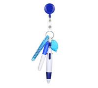 Ensemble d'accessoires professionnels d'infirmière : marqueur permanent, mini surligneur, stylo, porte-badge, porte-clés LED