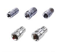 Ensemble d'adaptateurs de douille à impact robuste pour tournevis CR-V en acier pour adaptateur à impact 1/4 3/8 1/2 outils d'entraînement carré