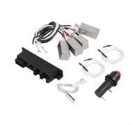 Ensemble d'allumage pour barbecue Weber pour barbecue Summit Gold DD6 | Convient pour Weber pour Summit Gold DD6, remplace la pièce 42326, échange rapide, restaure l'étincelle, éclairage fiable