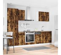 Ensemble d'armoires cuisine 7pcs Lucca blanc bois d'ingénierie vidaXL