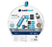 Cellfast Tuyau d'arrosage Yacht Prestige – Kit complet 1/2 - 20 m Blanc