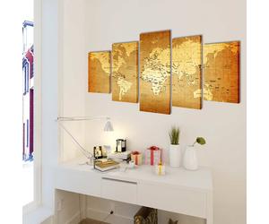 Ensemble d'Art Mural en Toile à 5 Panneaux - Thèmes et Tailles Variés vidaXL vid
