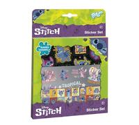 Ensemble d'autocollants Stitch : boîte d'autocollants colorés avec 3 feuilles et image de paysage - Cadeau parfait pour les enfants et fournitures de bricolage