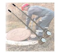 Ensemble de 1/2/3/4/6 louches télescopiques pour échantillonneurs d'eau, bécher pendule, louche et gobelet gradué avec perche/tige d'échantillonnage pour étang(2pcs,1000ML 1.49-7m(4.9-23'))