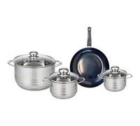 Ensemble de 1 Poêle de cuisson 20 cm et 3 faitouts 12, 14 et 20 cm Elo Prima Brillant