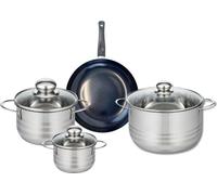 Ensemble de 1 Poêle de cuisson 20 cm et 3 faitouts 12, 16 et 20 cm Elo Prima Brillant