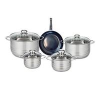 Ensemble de 1 Poêle de cuisson 20 cm et 4 faitouts 14, 16, 20 et 24 cm Elo Prima Brillant