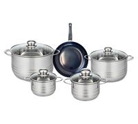 Ensemble de 1 Poêle de cuisson 20 cm et 4 faitouts 14, 16, 20 et 24 cm Elo Prima Brillant