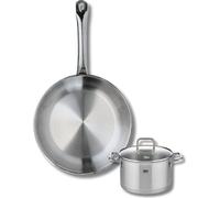 Ensemble de 1 Poêle de cuisson 24 cm et 1 faitout 12 cm Elo Profi Citrin