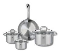 Ensemble de 1 Poêle de cuisson 24 cm et 3 faitouts 12, 14 et 20 cm Elo Profi Citrin
