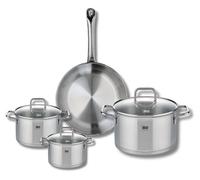 Ensemble de 1 Poêle de cuisson 24 cm et 3 faitouts 12, 14 et 20 cm Elo Profi Citrin