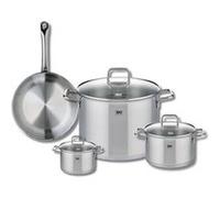 Ensemble de 1 Poêle de cuisson 24 cm et 3 faitouts 12, 16 et 26 cm Elo Profi Citrin
