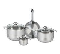Ensemble de 1 Poêle de cuisson 24 cm et 3 faitouts 12, 20 et 24 cm Elo Profi Brillant