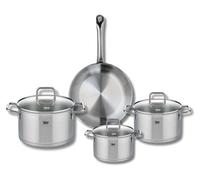 Ensemble de 1 Poêle de cuisson 24 cm et 3 faitouts 14, 16 et 20 cm Elo Profi Citrin