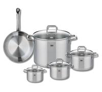 Ensemble de 1 Poêle de cuisson 24 cm et 4 faitouts 12, 14, 16 et 26 cm Elo Profi Citrin
