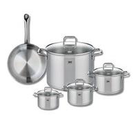Ensemble de 1 Poêle de cuisson 24 cm et 4 faitouts 12, 14, 16 et 26 cm Elo Profi Citrin