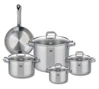 Ensemble de 1 Poêle de cuisson 24 cm et 4 faitouts 14, 16, 20 et 26 cm Elo Profi Citrin