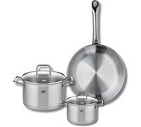 Ensemble de 1 Poêle de cuisson 28 cm et 2 faitouts 14 et 20 cm Elo Profi Citrin