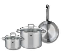 Ensemble de 1 Poêle de cuisson 28 cm et 2 faitouts 20 et 26 cm Elo Profi Citrin
