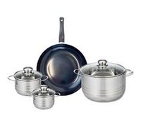 Ensemble de 1 Poêle de cuisson 28 cm et 3 faitouts 12, 14 et 24 cm Elo Prima Brillant