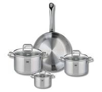 Ensemble de 1 Poêle de cuisson 28 cm et 3 faitouts 12, 16 et 20 cm Elo Profi Citrin