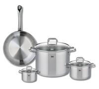 Ensemble de 1 Poêle de cuisson 28 cm et 3 faitouts 12, 16 et 26 cm Elo Profi Citrin