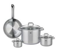 Ensemble de 1 Poêle de cuisson 28 cm et 3 faitouts 12, 16 et 26 cm Elo Profi Citrin