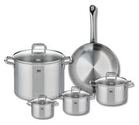 Ensemble de 1 Poêle de cuisson 28 cm et 4 faitouts 12, 14, 16 et 26 cm Elo Profi Citrin