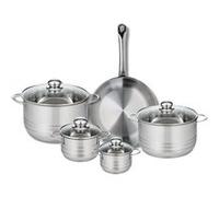 Ensemble de 1 Poêle de cuisson 28 cm et 4 faitouts 12, 14, 20 et 24 cm Elo Profi Brillant