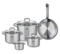 Ensemble de 1 Poêle de cuisson 28 cm et 4 faitouts 12, 16, 20 et 26 cm Elo Profi Citrin